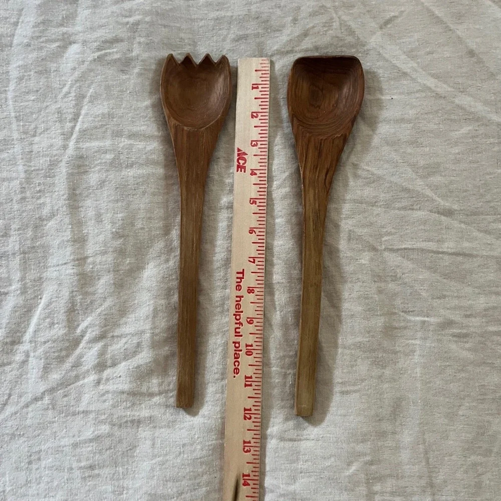 Vintage‎ Wooden Salad Servers